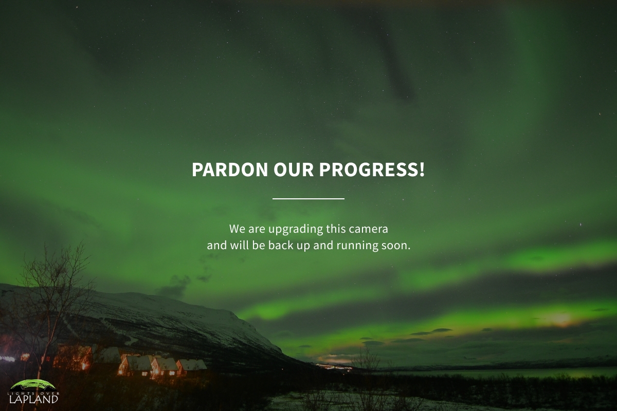 Lights Over Lapland (NorthEast view), Abisko, Sweden aurora live camera