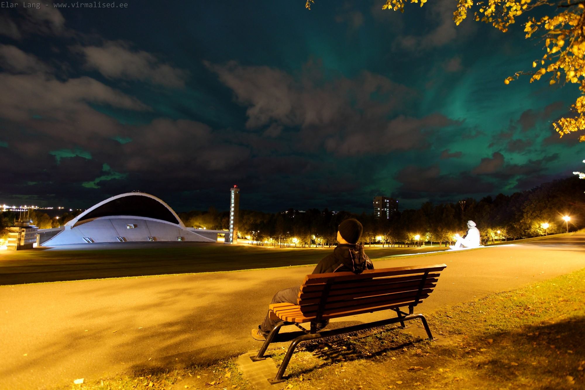 Virmaliste vaatlemine linnas. Tallinna Lauluväljak. Autor: Elar Lang